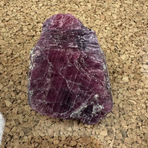 Alternative view of Ruby · Rough Stone · 92 g · Natural · Red