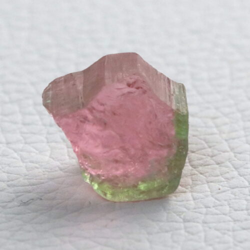 Alternative view of Watermelon Tourmaline · Facet Rough · 11.7 ct · Untreated · Bi-Color