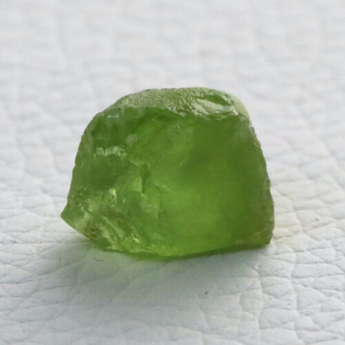 Alternative view of Apple Green Peridot · Facet Rough · 7.0 ct · Untreated